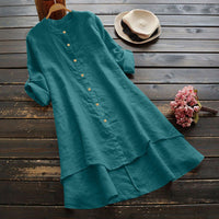Della Linen Button Shirt