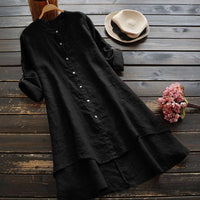 Della Linen Button Shirt