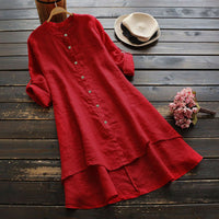 Della Linen Button Shirt