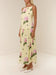 Polka Dot Floral Print Midi Dress