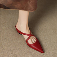 Goldie Leather Mules