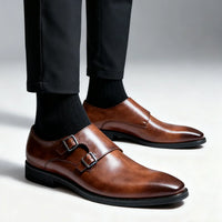Rex Suede Monk Loafers