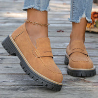 Bromley Suede Platform Loafers