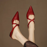 Goldie Leather Mules