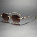 Dorian Rimless Sunglasses