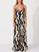 Relaxed Fit Scooped Back Style Maxi Dress