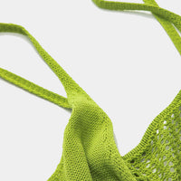 Plus Size Knit Ruffle Slip Dress