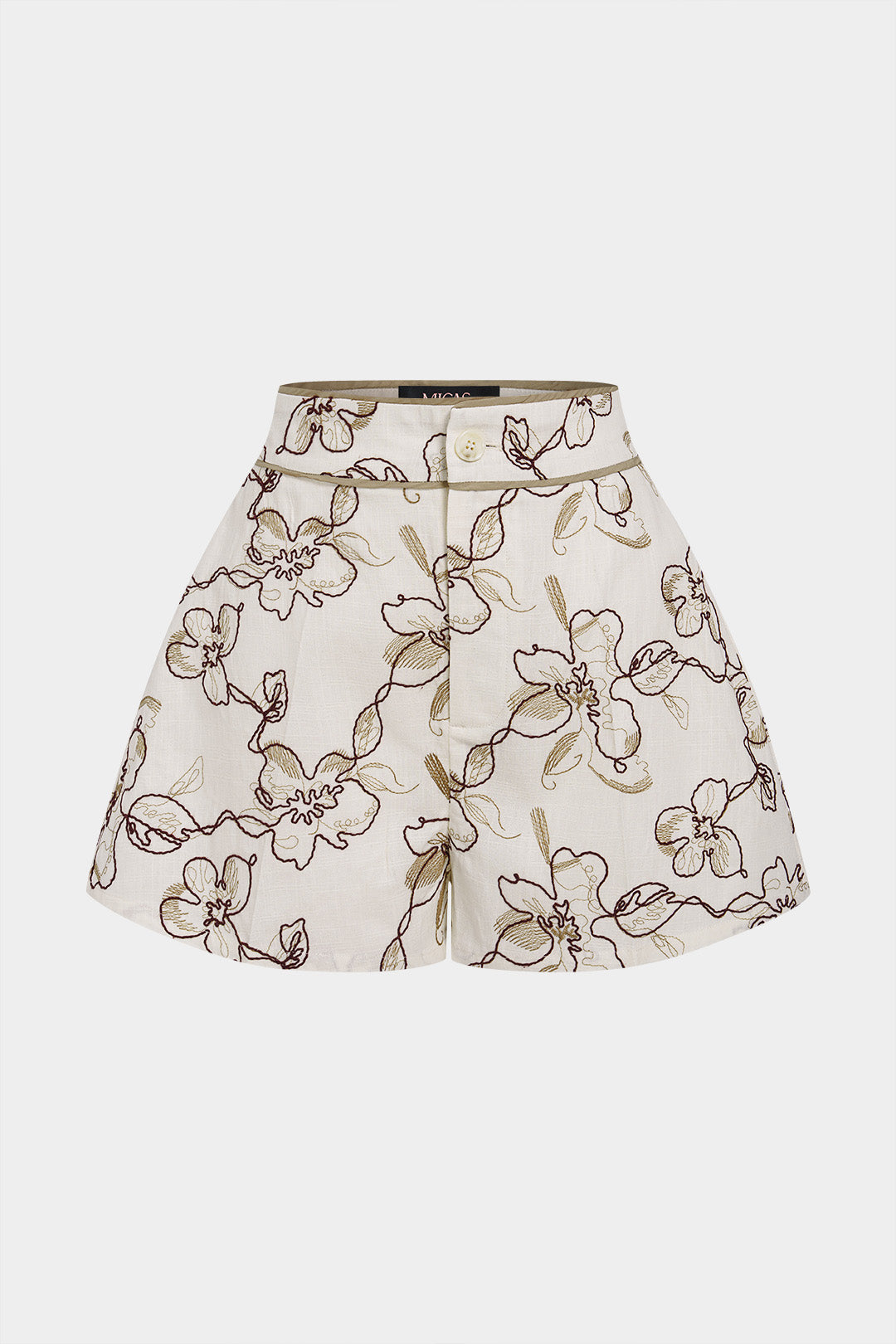 Floral Print Wide Leg Shorts