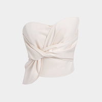 Asymmetrical Knotted Tube Top