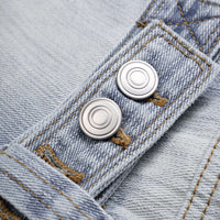 Denim High Waist Wide Leg Shorts