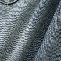 Denim Asymmetrical Pocket Skirt