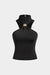 Mock Neck Metallic Tank Top