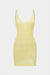 Knit Twist Knot Backless Slip Sleeveless Dress