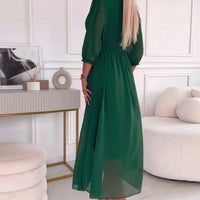 MIRA WAISTED MIDI DRESS