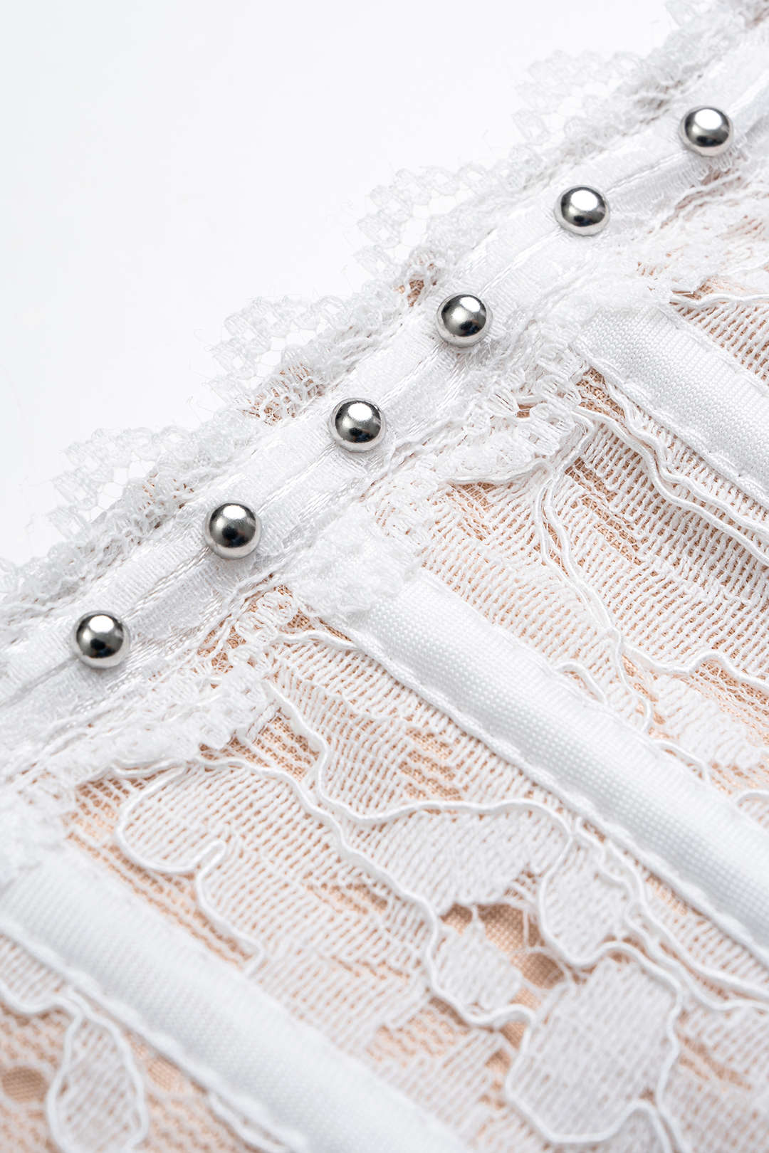 Lace Tie Back Tube Top
