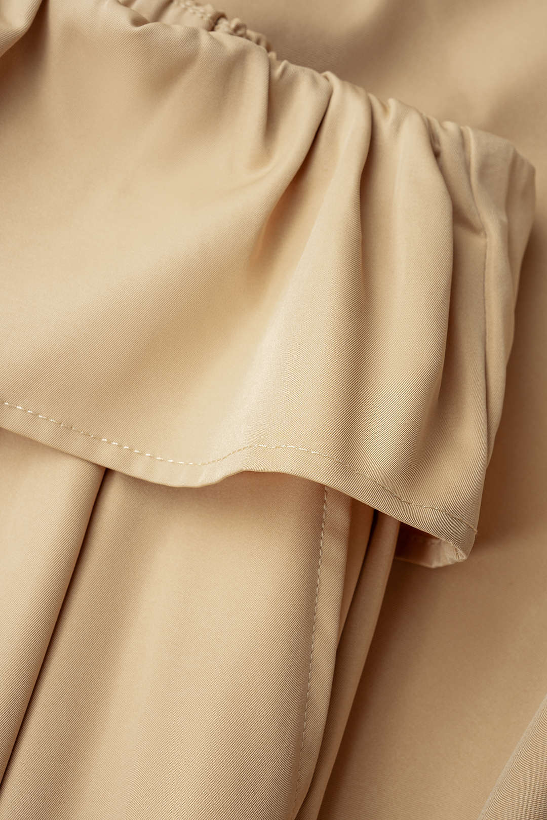 Solid Ruched Balloon Pants
