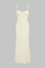 Cut Out Backless High Slit Slip Sleeveless Maxi Dress