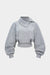 Asymmetrical Waist-Cinching Sweatshirt