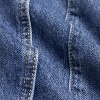 Denim Belted Straight Leg Jeans