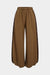 Patchwork Detail Ruched Pants