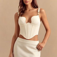 Parisienne Metallic Corset Top