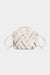 Faux Leather Woven Tote Bag