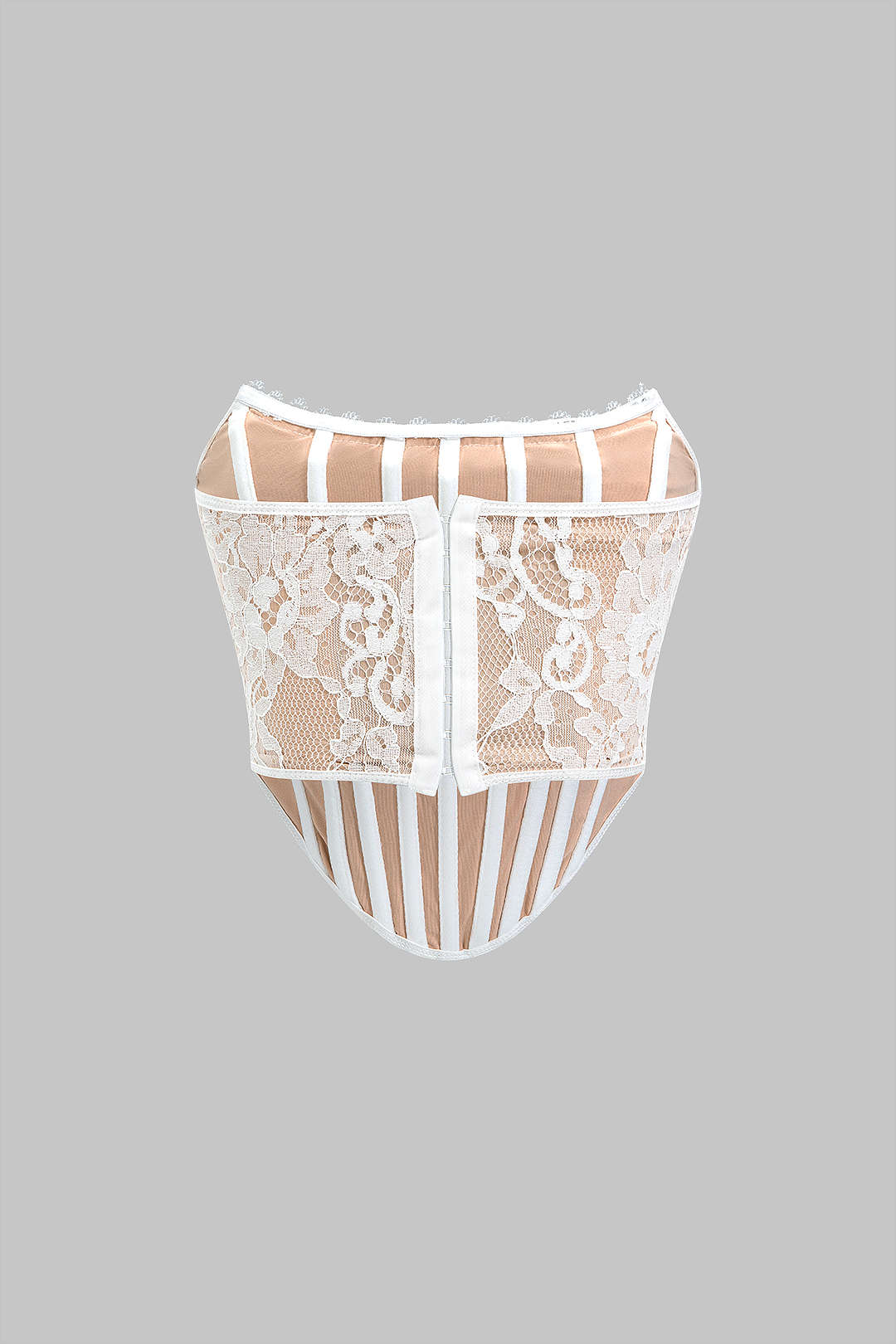Lace Tie Back Tube Top