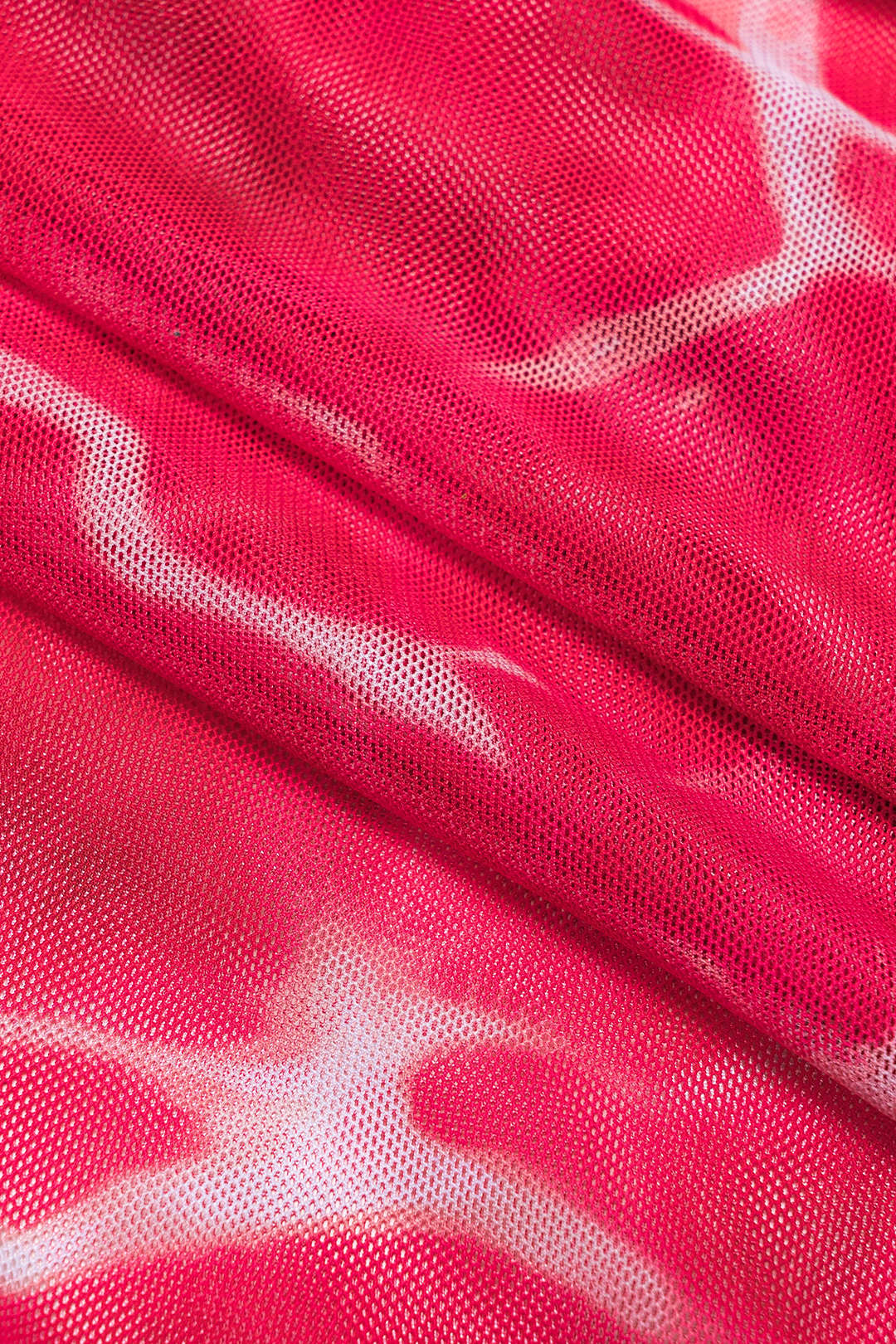Tie Dye Print Mesh Tie-Up Bikini Set
