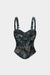 Floral Print Jacquard Slip Cami Top