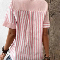 ANYA STRIPED BLOUSE