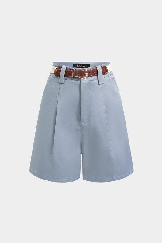 High Waist Wide Leg Shorts