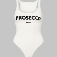Plus Size Letter Print Sleeveless Bodysuit