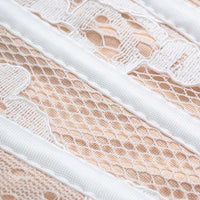 Lace Tie Back Tube Top
