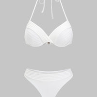 Tie-Up Bikini Set