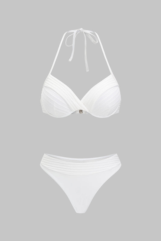 Tie-Up Bikini Set