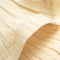 Knit Contrast Ruffle Ribbed Tank Top