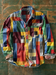 Leo Patchwork Knit Jumper