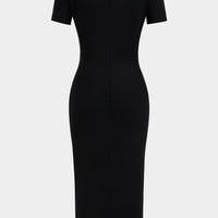Riviera Metallic Cut-Out Maxi Dress