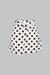 Polka Dots Print Asymmetrical High Waist Skirt