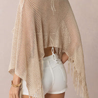 Fringe Hollow Out Cover Up