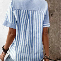 ANYA STRIPED BLOUSE