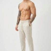 Kyoto Linen Cropped Pants
