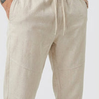 Kyoto Linen Cropped Pants