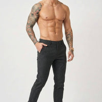 Luca Slim Fit Pants - Black