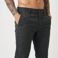 Luca Slim Fit Pants - Black