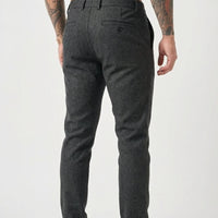 Luca Slim Fit Pants - Black
