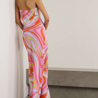 Signature Print Maxi Dress